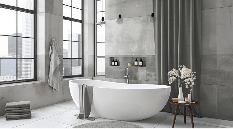 Elegant Bathtub Installation